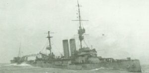 HMS 'King Edward VII' sinkt