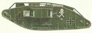 Mark IV als deutscher 'Beutepanzerwagen'