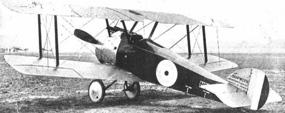 Sopwith Camel Rueckansicht Sopwith Camel rear view 1