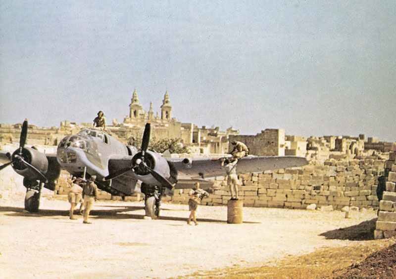 Bristol Beaufort Torpedobomber auf Malta.