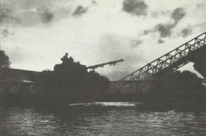 Britische 11. Panzerdivision überquert Seine