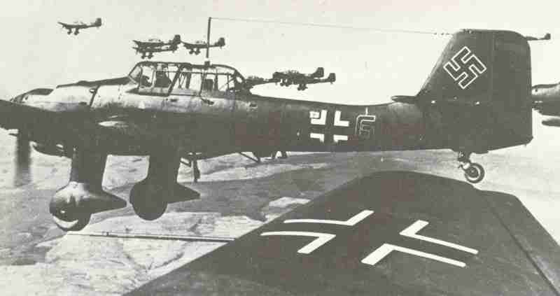 Ju87B Stuka dive-bomber