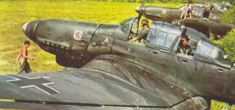Junkers Ju 87 B Sturzkampfbomber der 3.Gruppe des Sturzkampfgeschwaders 1