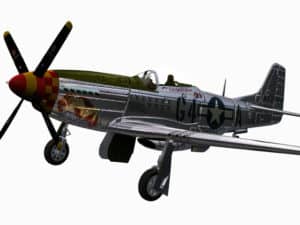 3D-Modell P-51 D Mustang