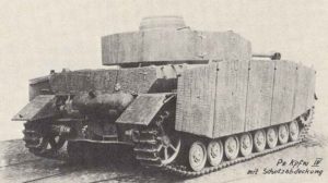 Rückansicht des Panzer IV Ausf H