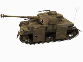 3D-Modell Panzerkampfwagen IV Ausf. H PzIV H