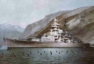 Tirpitz in Norwegen