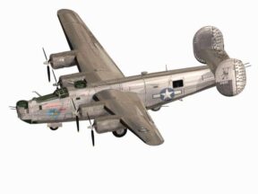 3D-Modell B-24 Liberator B 24J Liberator