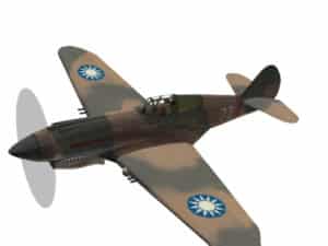 3D-Modell Curtiss P-40C