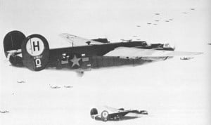 B-24H Liberator auf dem Weg nach Deutschland