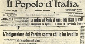 Il Popolo d'Italia vom November 1914
