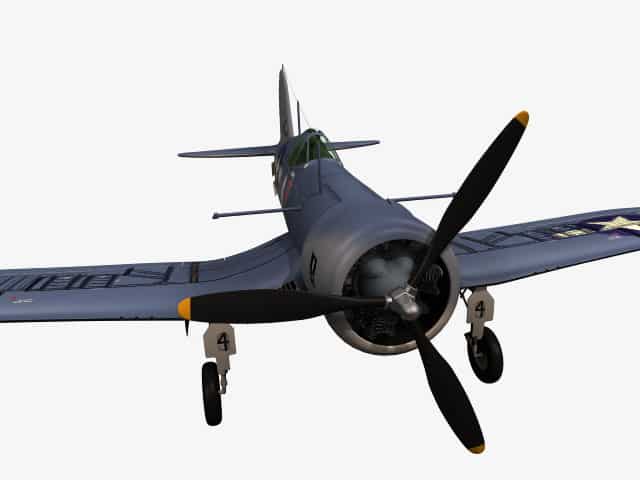 3d-Modell F4U-1 Corsair