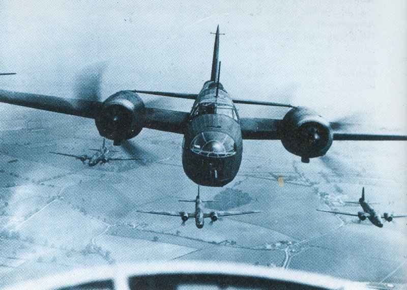 Formation früher Wellington Mk I Bomber