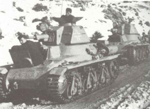Hotchkiss H-35 Panzer bei der SS-Division Prinz Eugen