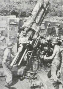 88 mm Flak 37 im Einsatz als Flugabwehrgeschütz