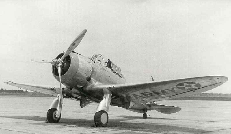 Seversky P-35 der 27.Pursuit Squadron