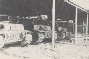 Panzer Tiger I in der Bereitstellung