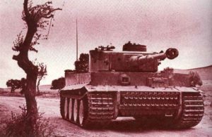 Erbeuteter Tiger-Panzer Tunesien