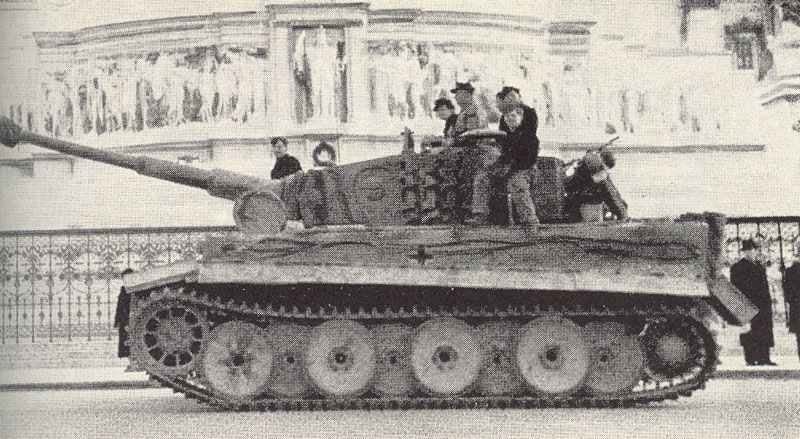 Tiger-Panzer in Rom