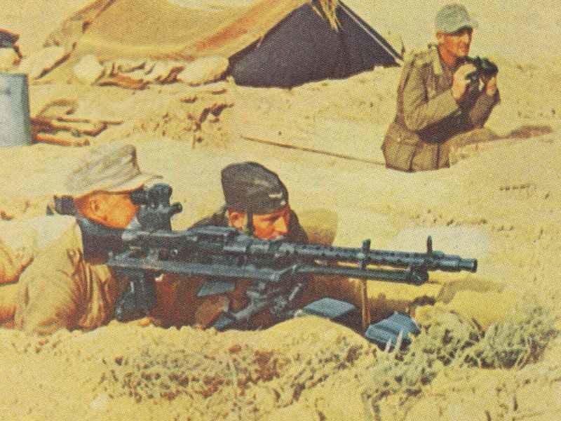 Vorgeschobener Gefechtsposten mit MG 34