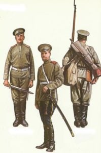 Russische Soldaten 1914-1917