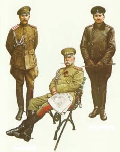 Russische Offiziere 1914-1917
