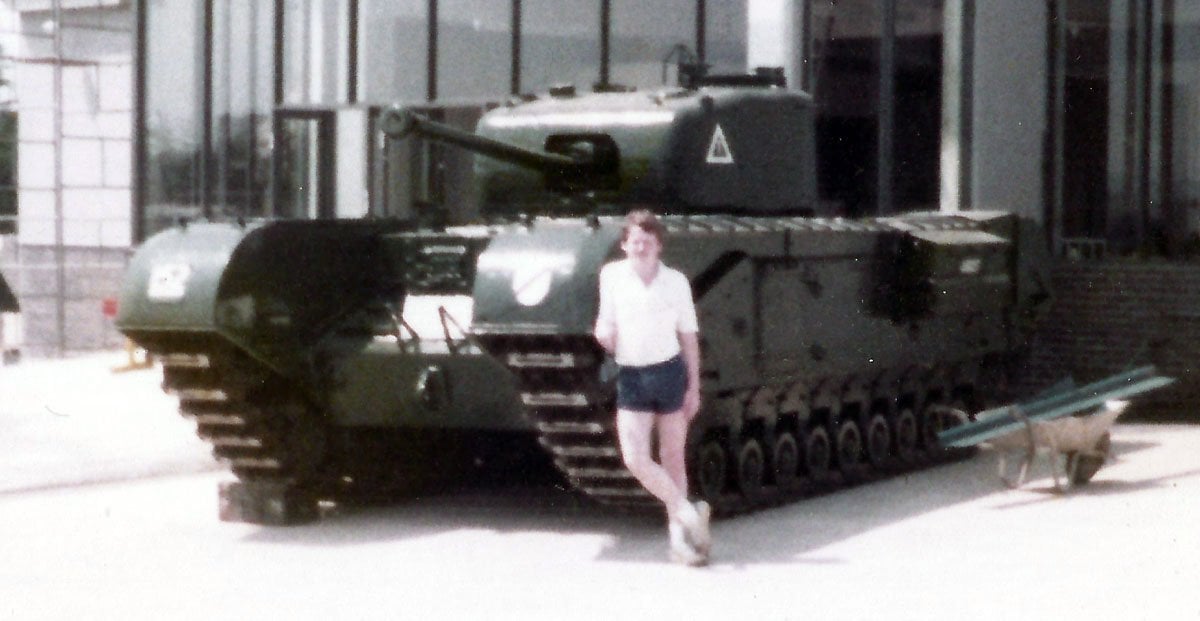 Churchill-Panzer im RAC Tank Museum