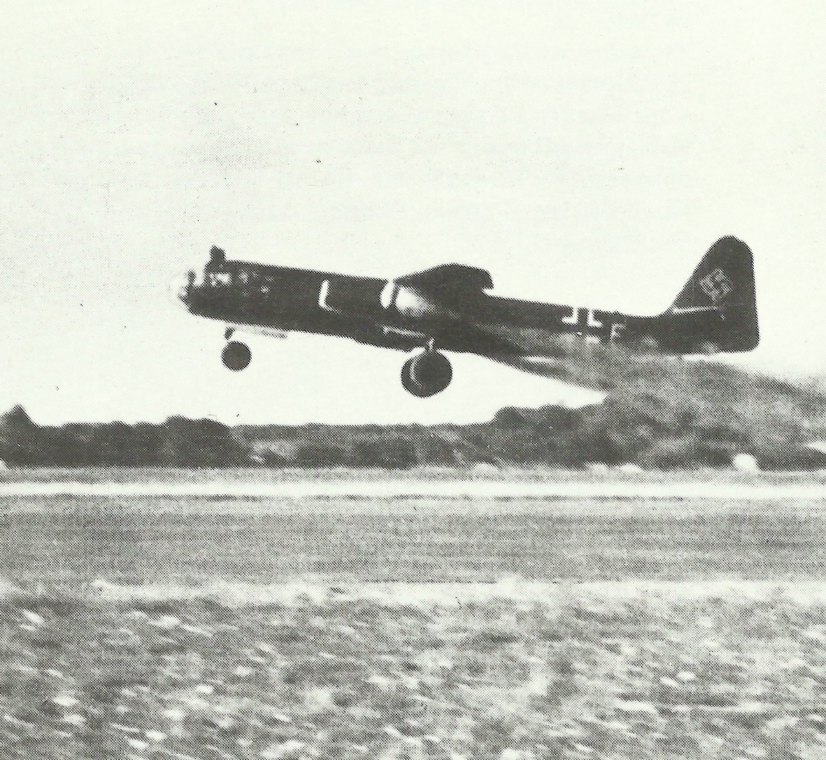 Arador Ar 234B startet mit Startraketen