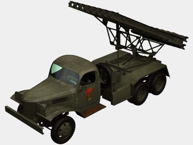 3D-Modell BM-13N Katjuscha