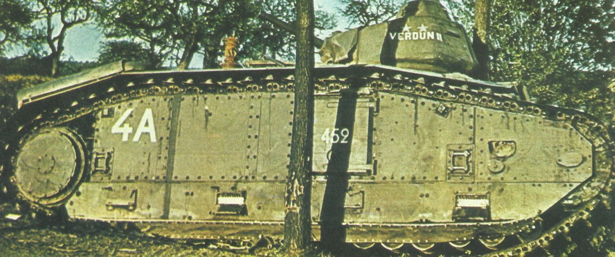 schwerer französischer Kampfpanzer Char B1
