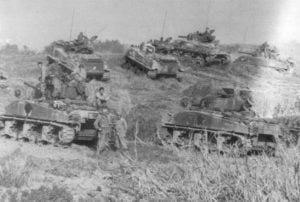 M4A3 Sherman Panzer auf Okinawa