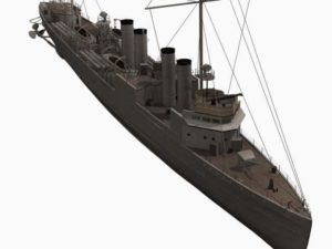 3D-Modell der HMS Cambeltown
