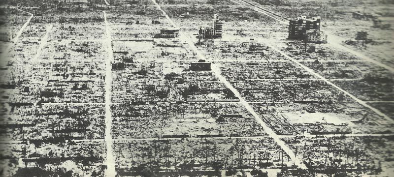 Hiroshima nach Atombombe