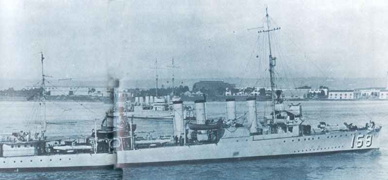 USS Scheck (DD-159) der Wickes-Klasse