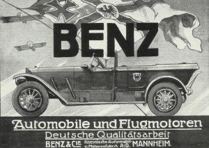Inserat für die Firma Benz