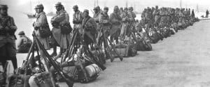Französische Soldaten in Saloniki