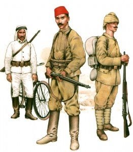 Türkische Infanterie 1915-17