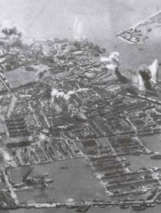 Luftangriff auf den englischen Kriegshafen Portsmouth 