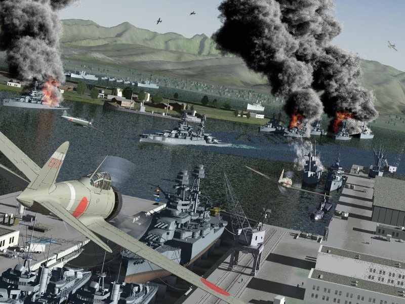 Zeros über Pearl Harbor.