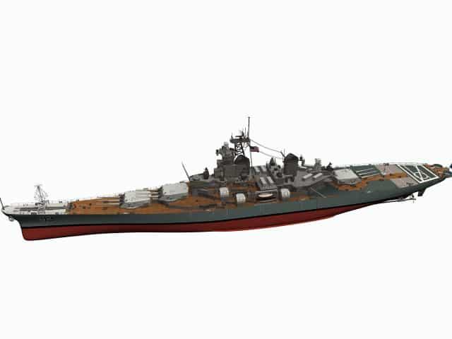 3d Modell USS INew Jersey