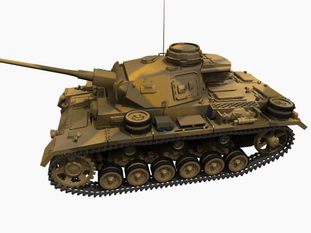 3D-Modell Panzerkampfwagen III Ausf. L