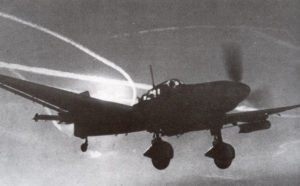 Ju 87 Stuka im Flug.