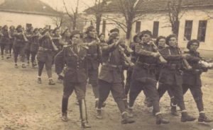 Rumänische Soldaten Parade