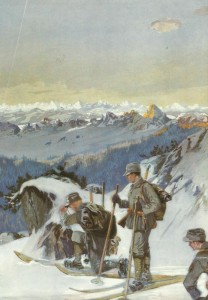 'Schneeschuhläufer-Patrouille'