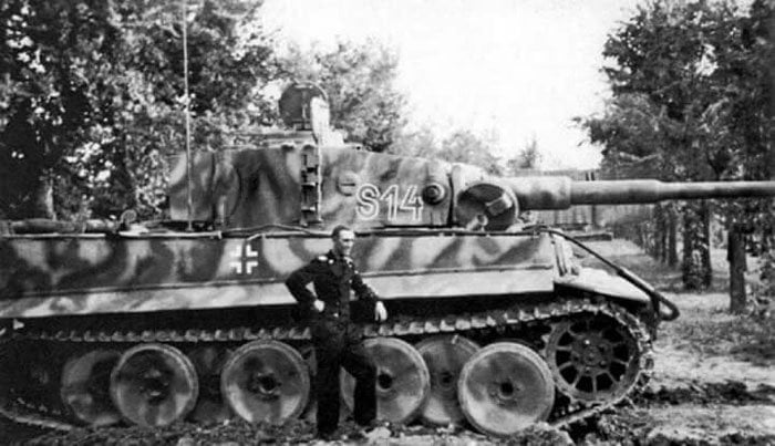 Tiger-Panzer der SS-Leibstandarte in Nord-Italien