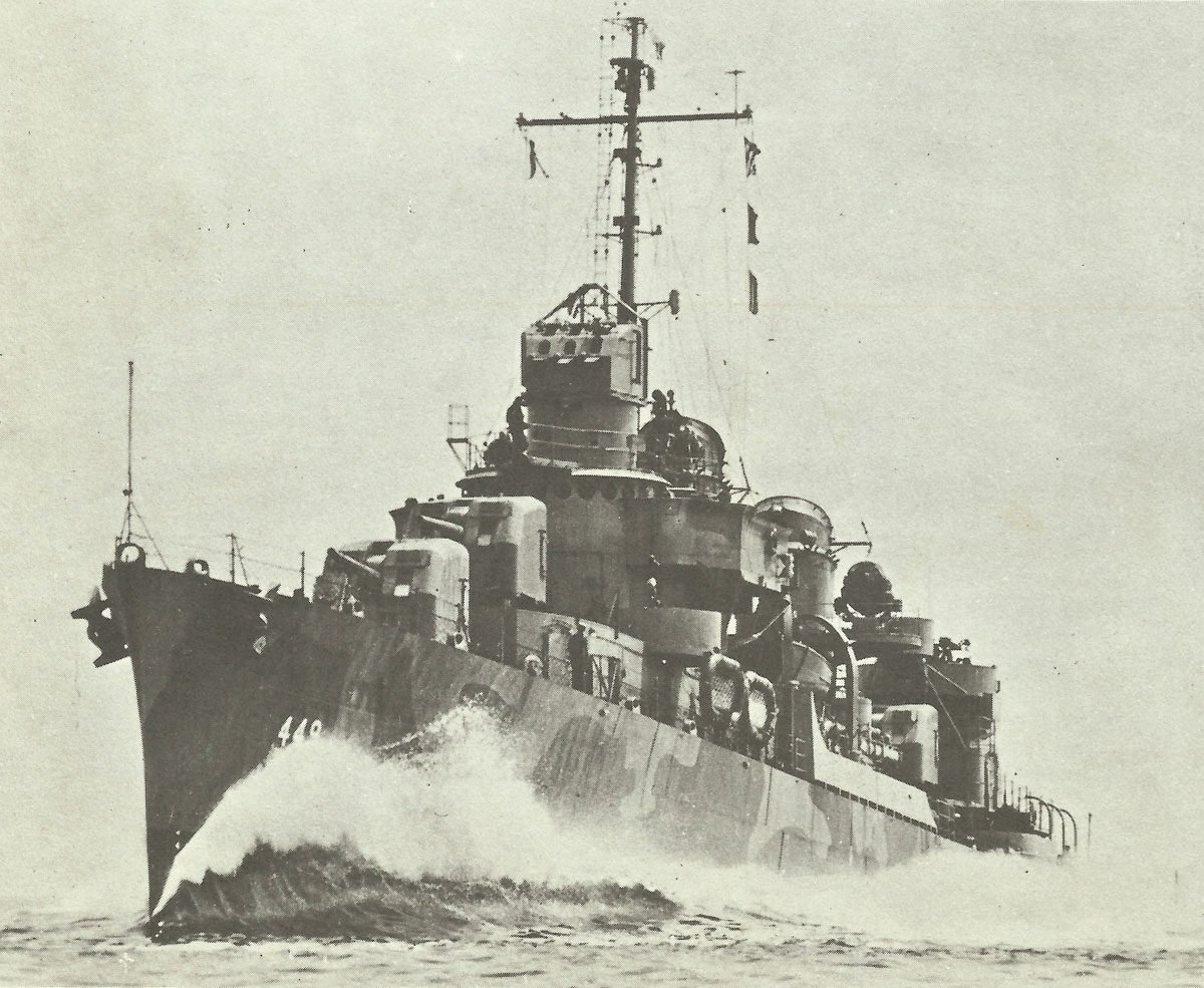 Zerstörer 'Nicholas' (DD-449) der Fletcher-Klasse