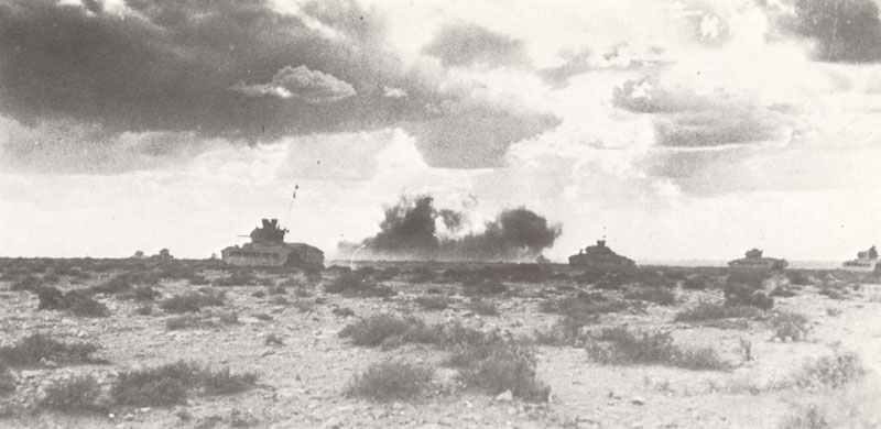 Operation Compass - Erste britische Offensive in Nordafrika 1940 9 Matilda-Panzer greifen Sidi Barrani an