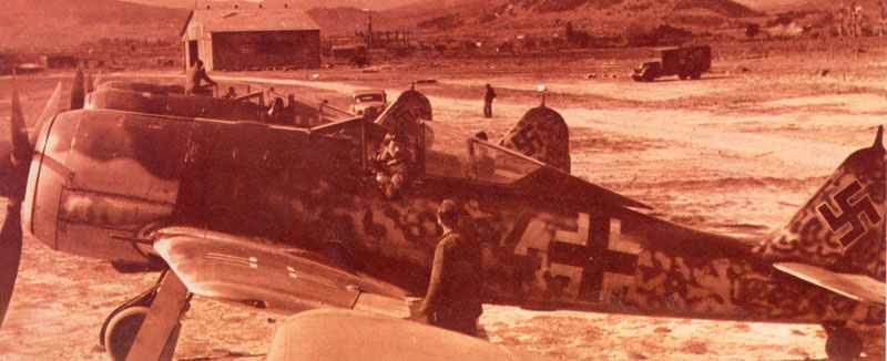 Die besten Jagdflugzeuge des Zweiten Weltkriegs mit den höchsten Abschuss-zu-Verlust-Raten 13 Kette von Fw190 A-4 Jagdflugzeugen