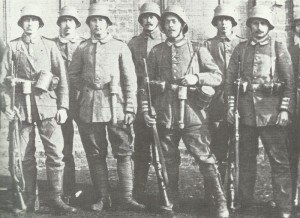 Soldaten eines Garde-Grenadier-Regiment