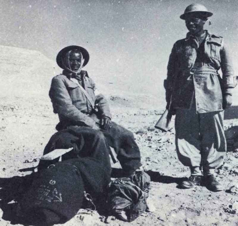 Der Feldzug in Ostafrika 1940-1941 10 Schwarze Eingeborenen-Soldaten